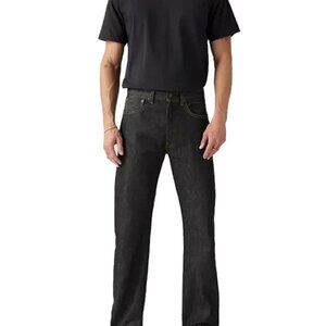 Levi's Men's Black 501 Button-Fly Dark Wash Classic Straight Jeans Size 31